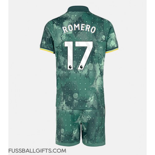 Tottenham Hotspur Cristian Romero #17 Fußballbekleidung 3rd trikot Kinder 2024-25 Kurzarm (+ kurze hosen)